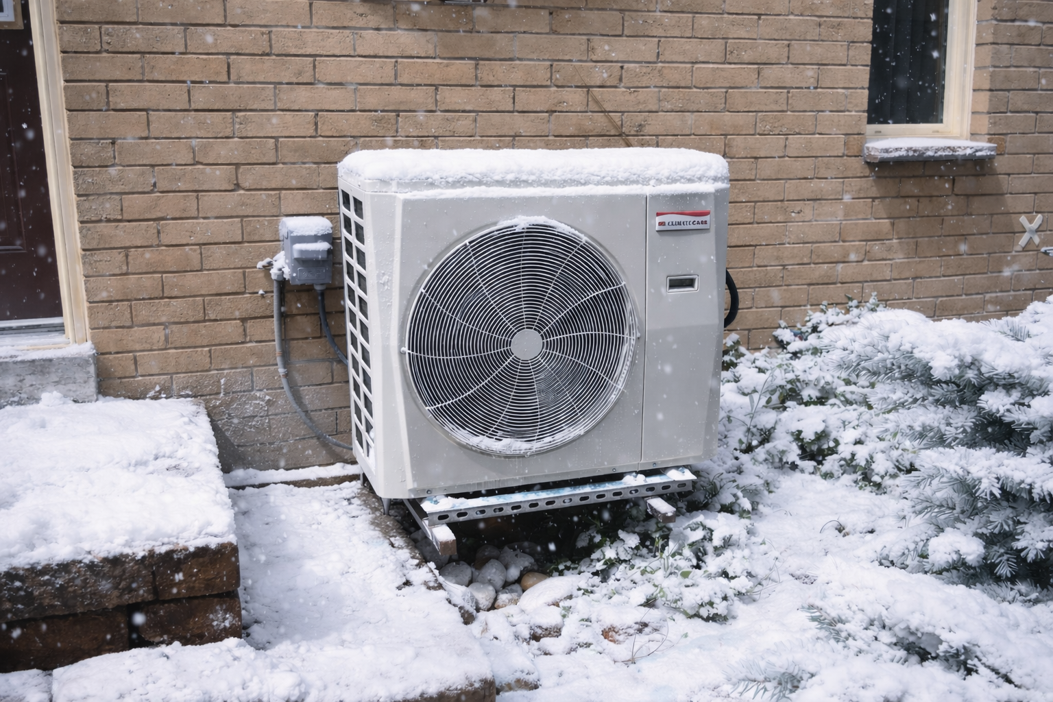 Residential outdoor heat pump unit