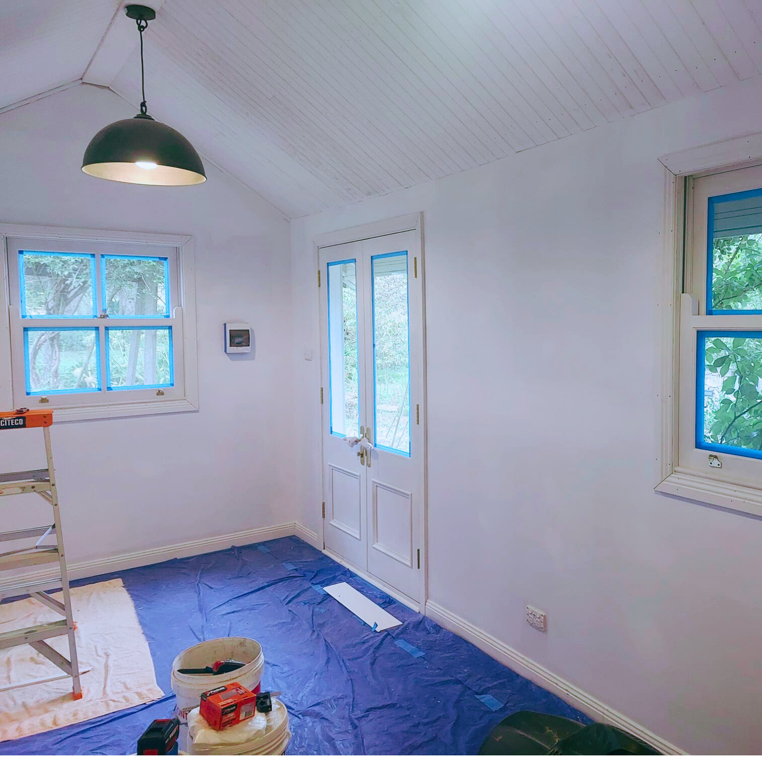 Interior of a Room Being Painted White— Elimar Construction in Braidwood, NSW