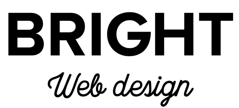 Bright Web Design text logo