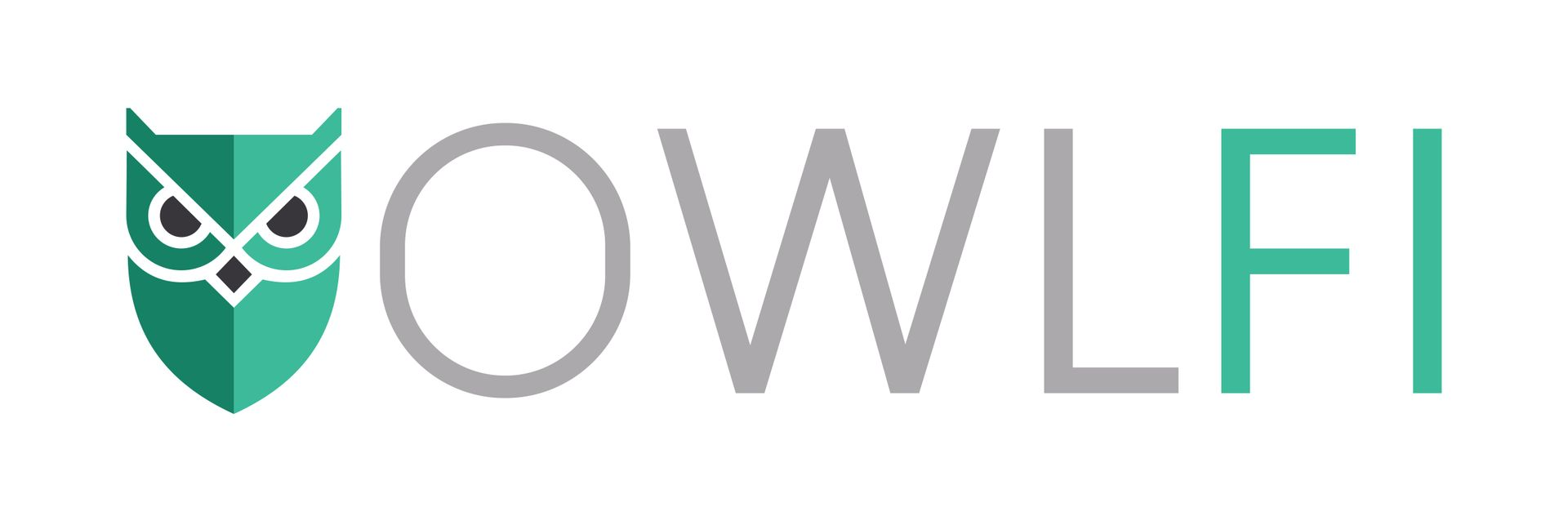 Logo of OwlFi, a teal and gray color scheme with an owl icon on the left.