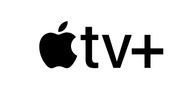 Apple TV+ logo: black apple logo followed by "tv+" in sans-serif font.