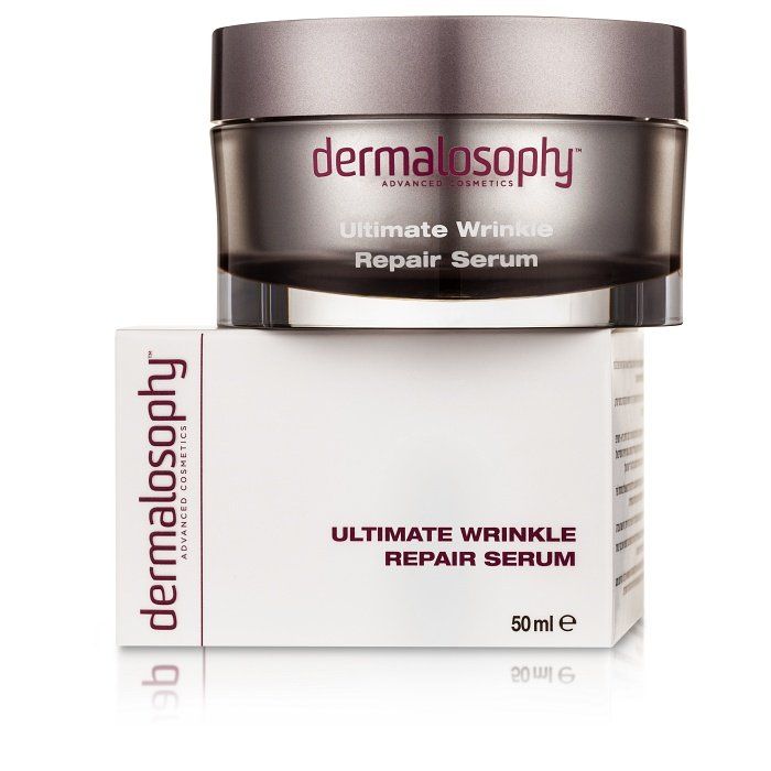 A jar of dermalosophy ultimate wrinkle repair serum