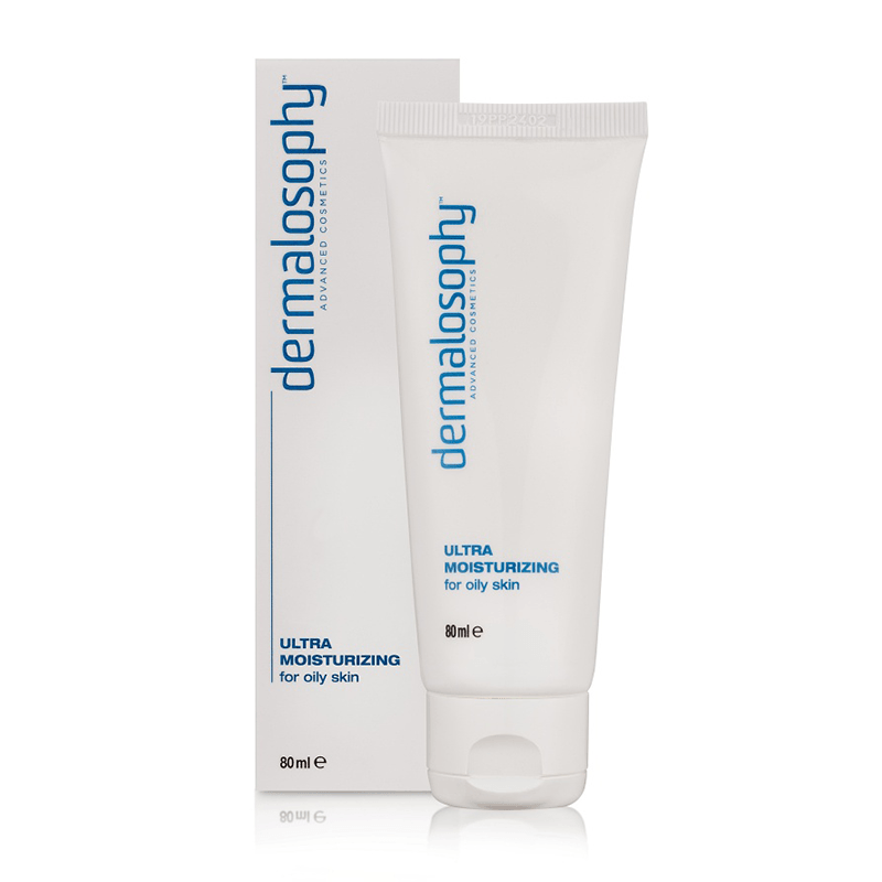 A tube of dermalosophy ultra moisturizing for oily skin