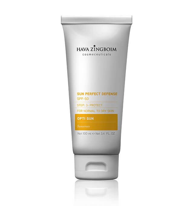 A tube of hawa kingdom sun perfect defense spf 30