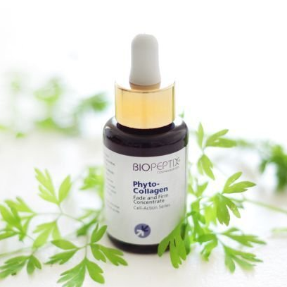 A bottle of biopeptix phyto collagen concentrate