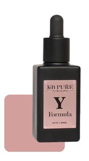 A bottle of formula y perfume with a dropper on a white background.