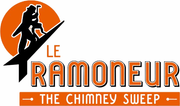 A logo for le ramoneur the chimney sweep