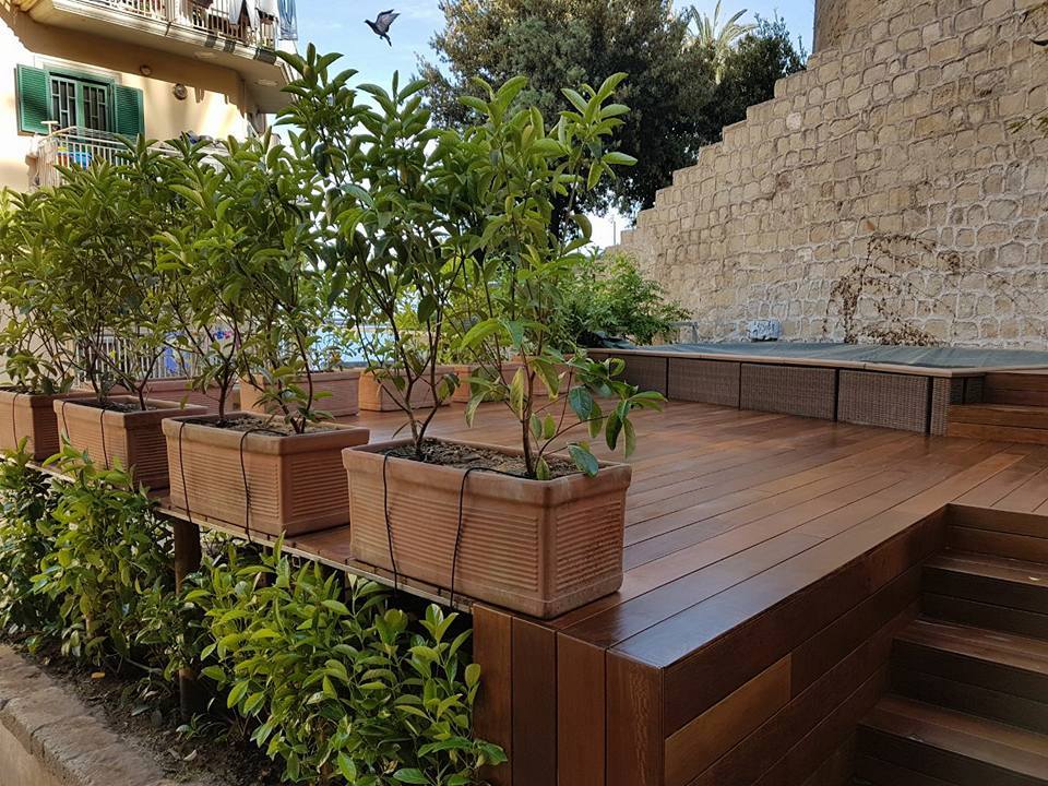 pavimentazione esterna in legno