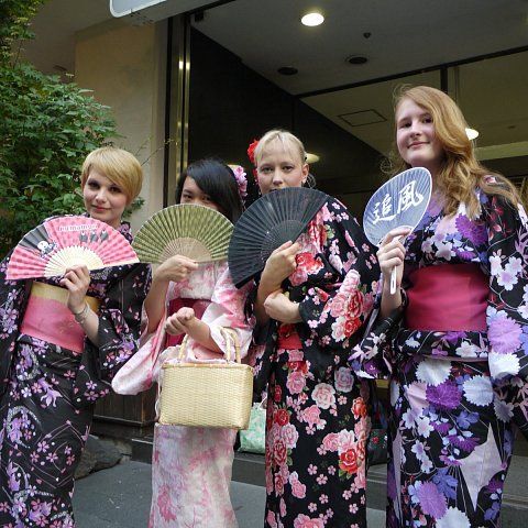 Japan, Studenten unserer Partnerschule