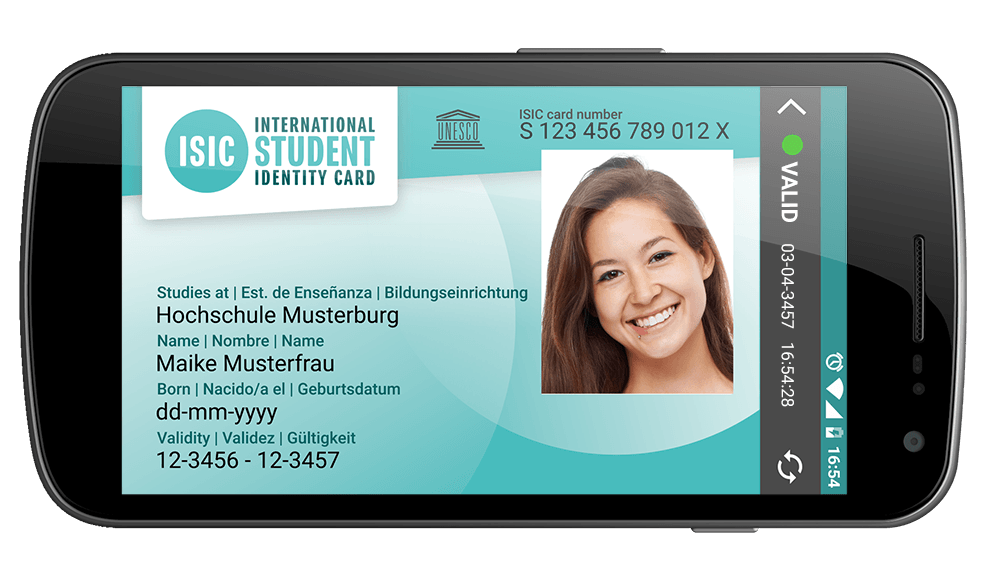 Kopie vom ISIC-Handyausweis