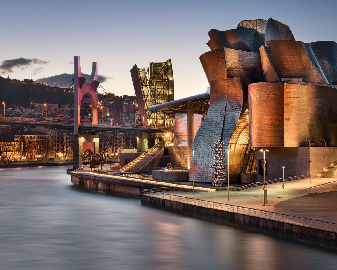 Guggenheim Museum in Bilbao, unweit der Sprachschule