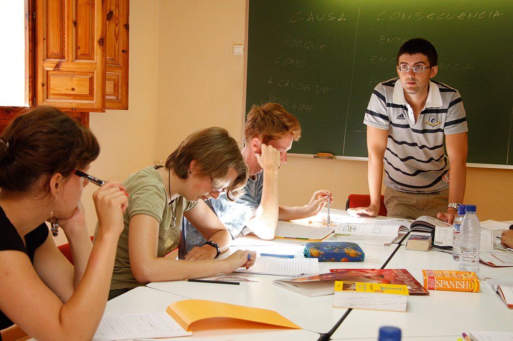 Unterricht in Granada, Schulfoto