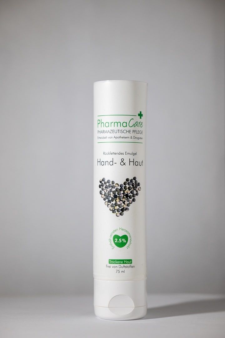 Tube von PharmaCare Hand- und Haut Emulgel von RDRD
