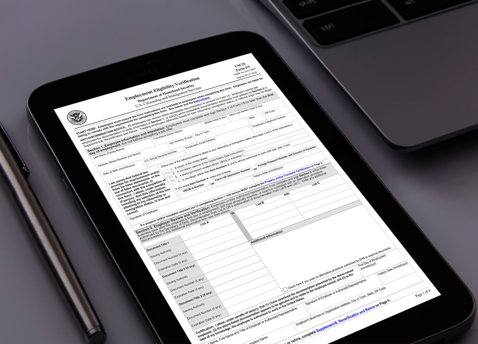 The New Form I-9: Summary of Changes and What Employers Should Know