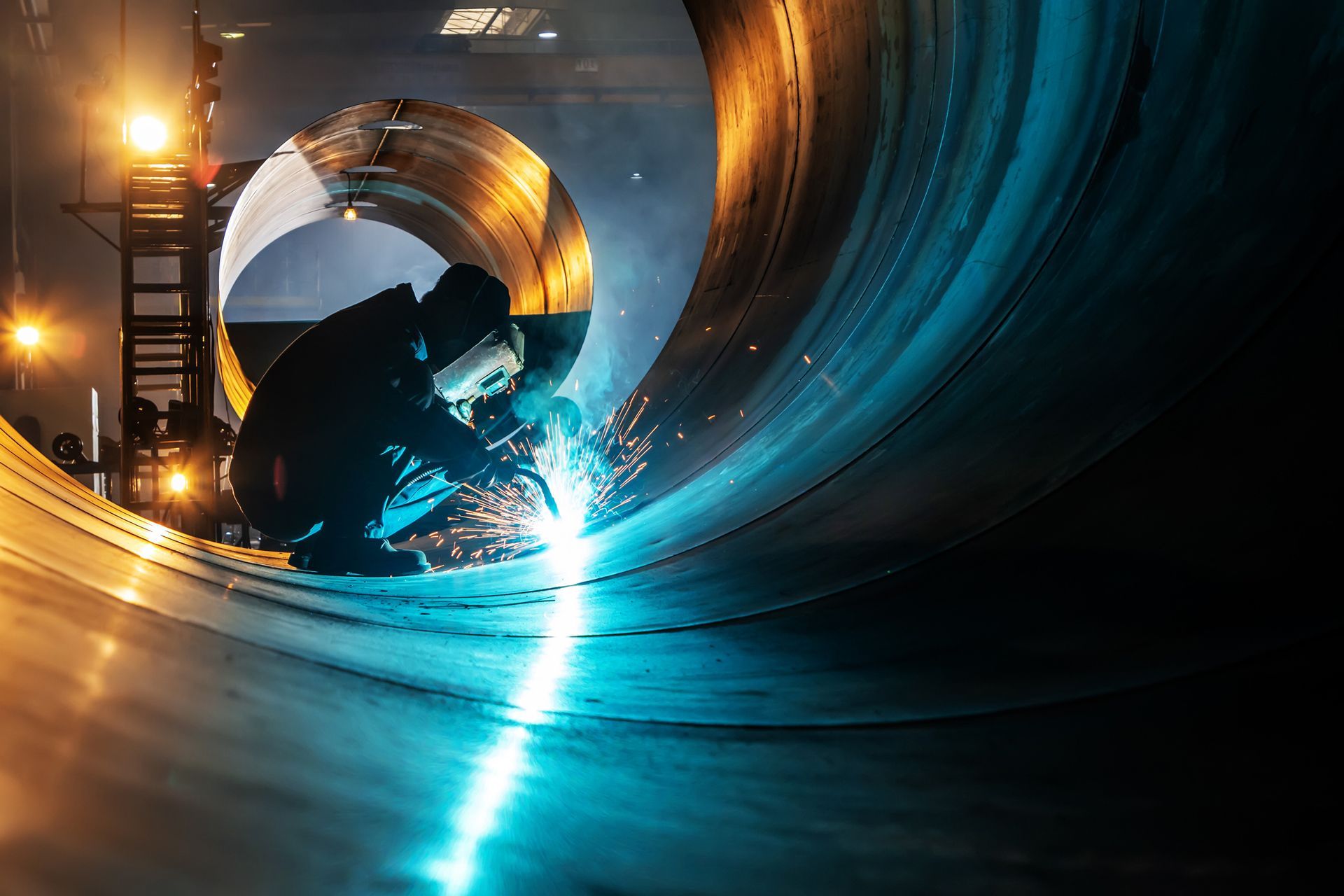 Welder Working At Construction — Wisconsin Rapids, WI — BDT INC
