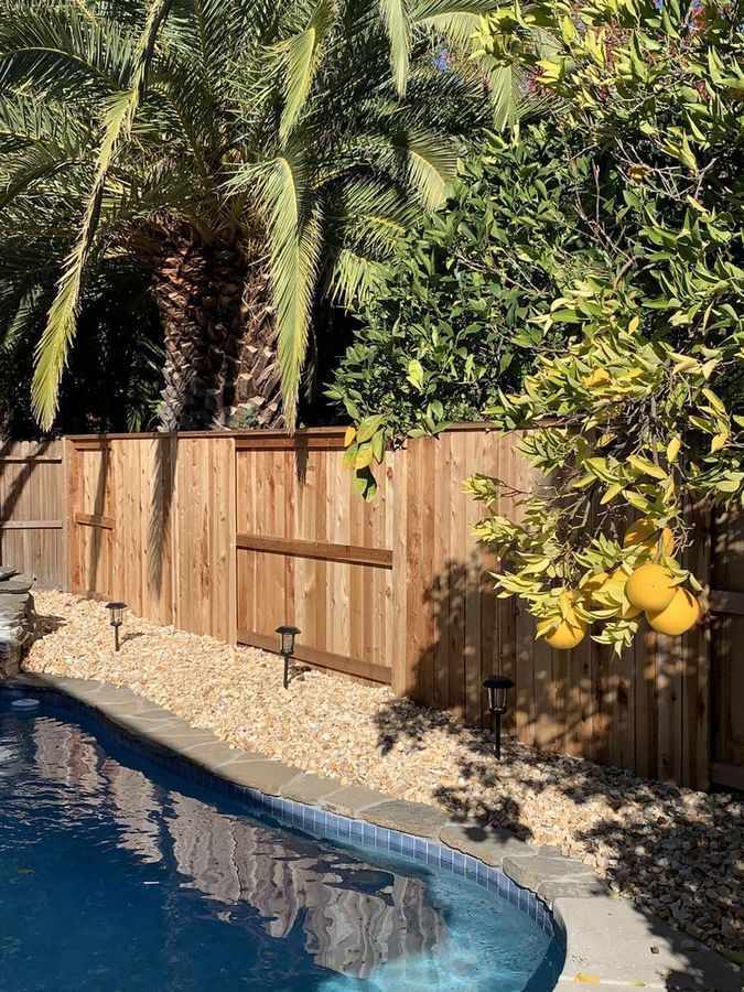 Fence At Pool Area — Elk Grove, CA — Top Rail Fence Corporation