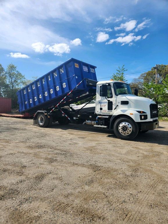 Roll-Off Dumpster Truck — Brick, NJ — Bluefinn Roll-Off Dumpster Rental