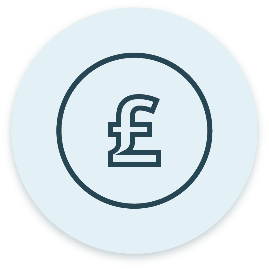 A line drawing of a pound sign in a circle.