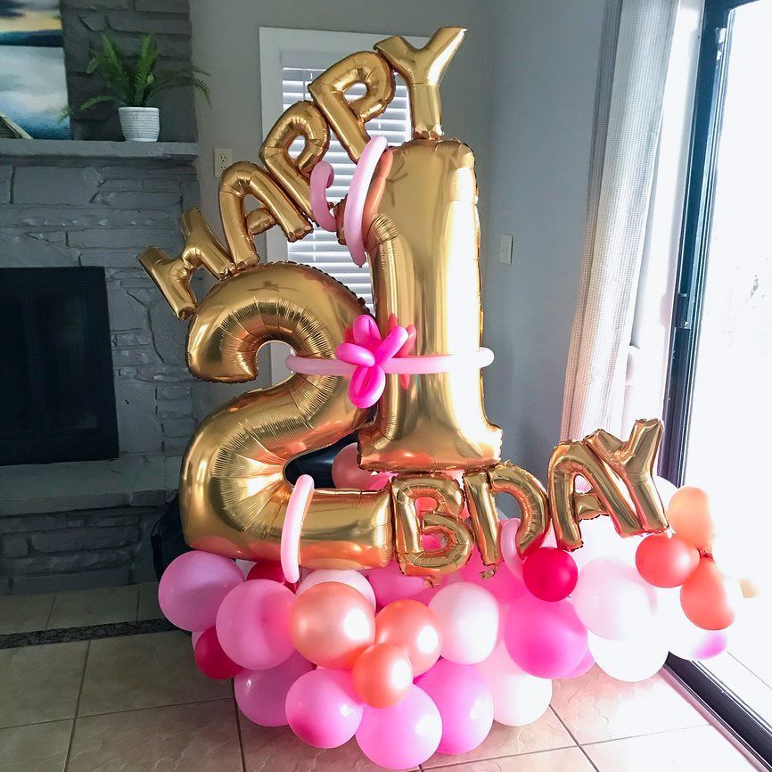 Balloon Decor Ideas for Milestone Birthday Parties
