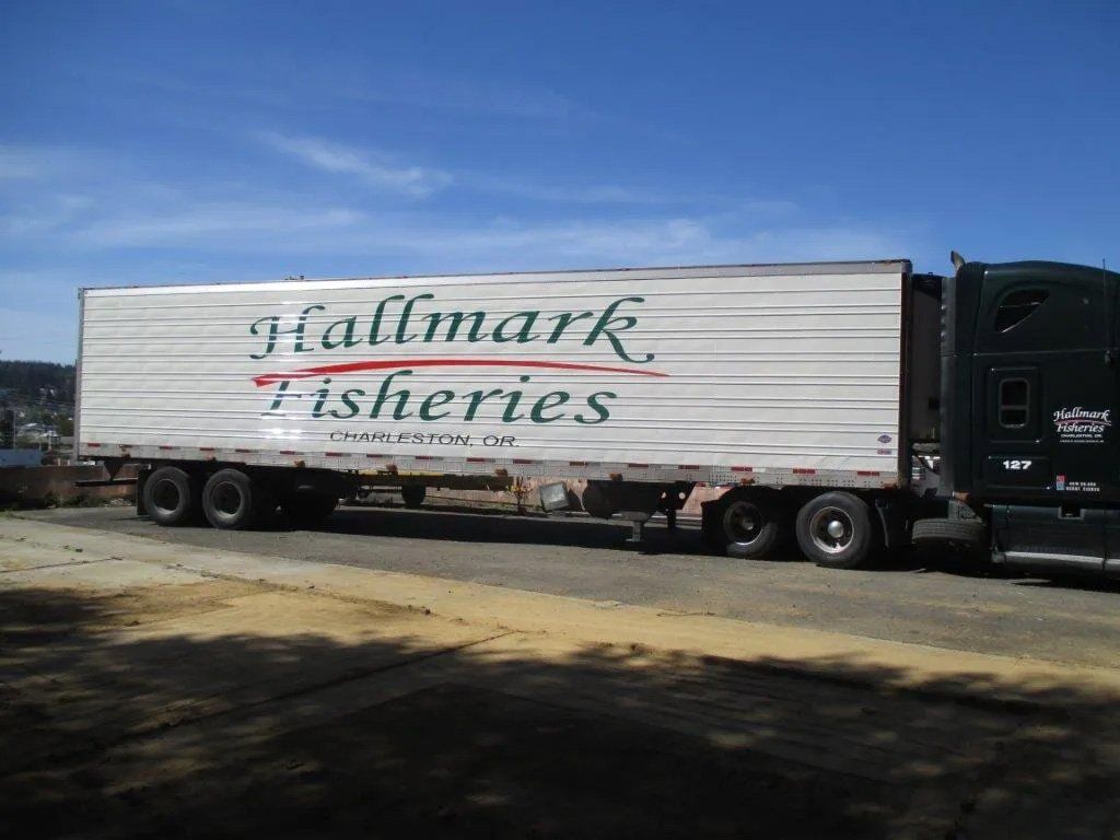 Hallmark Fisheries Truck — Coos Bay, OR — Art Signs, Inc.