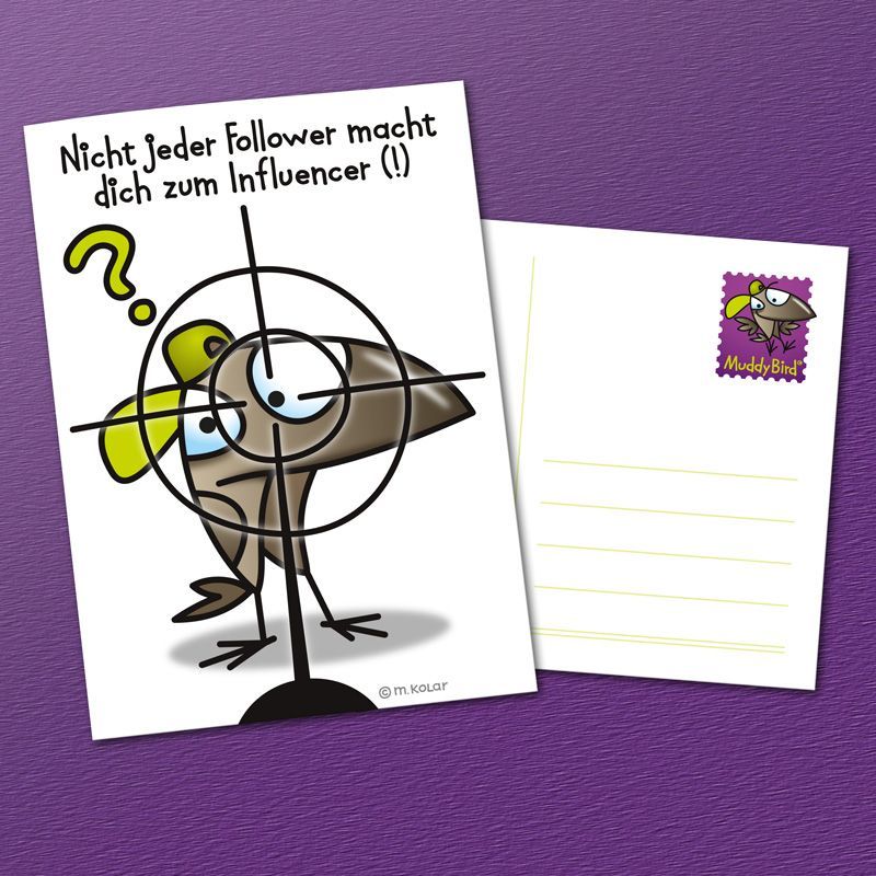 MuddyBird - Influencer Karte