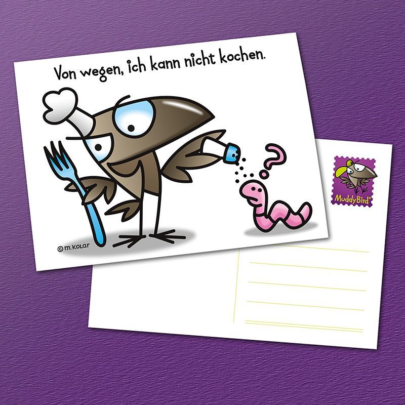MuddyBird - Single Kochkünste Karte