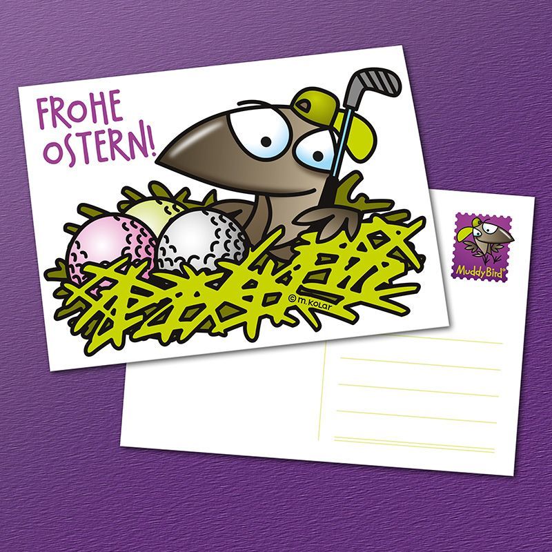 MuddyBird - Alles Gute zu Ostern Karte