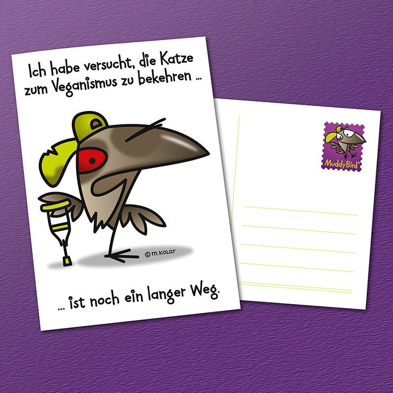 MuddyBird - Veganismus Missionär Karte