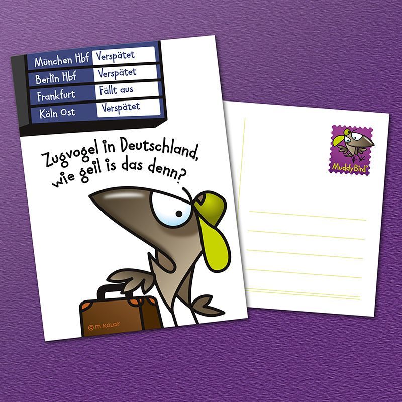 MuddyBird - DB Verspätung Karte
