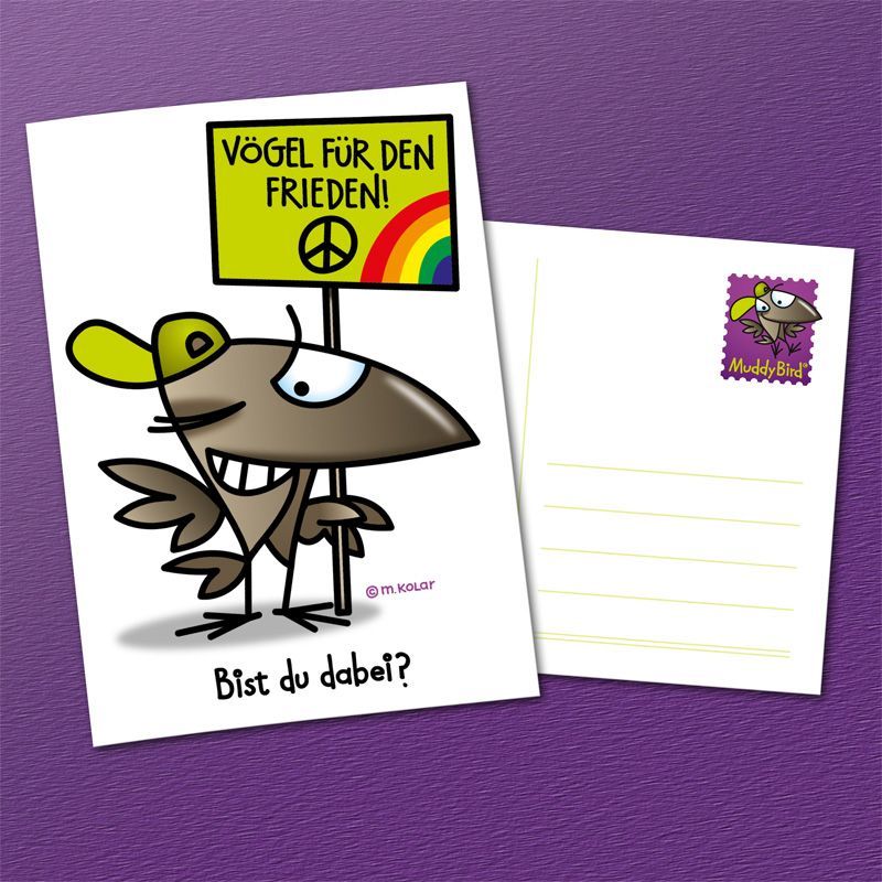 Vögel für den Frieden MuddyBird