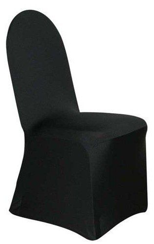 Black Lycra chair cover 
