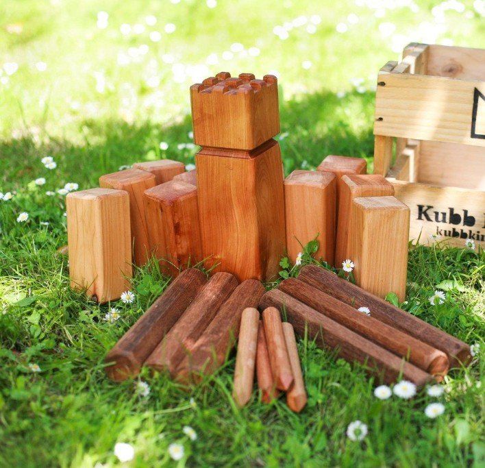 Kubb Viking Chess game