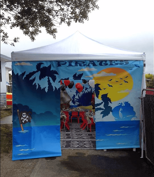 Pirate Entrance backdrop