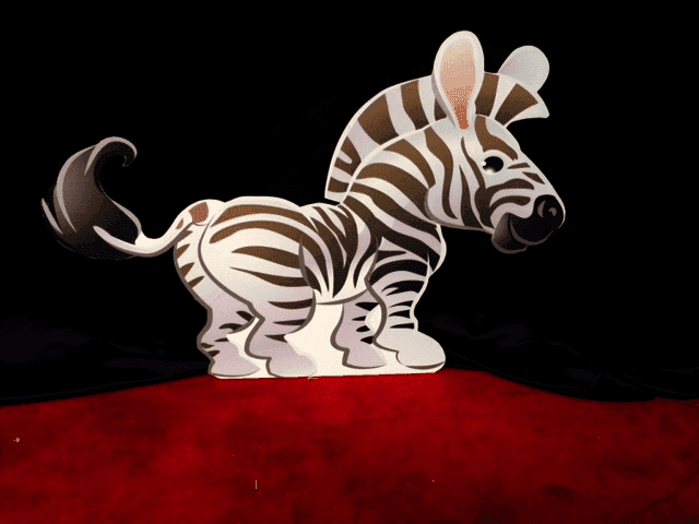 Jungle Zebra prop