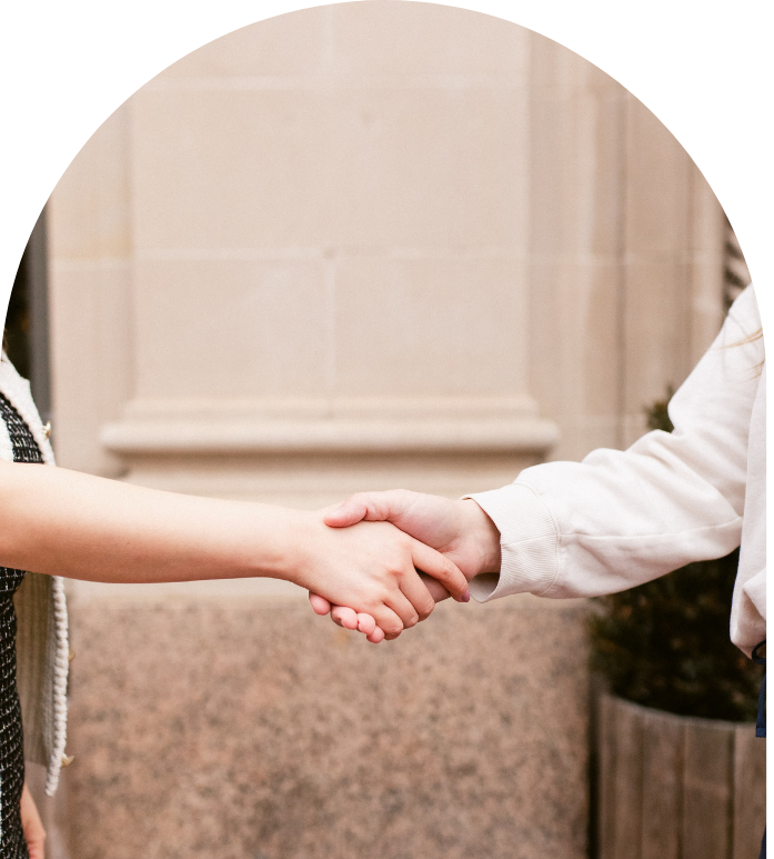 women shaking hands | business coaching for women in Lancaster PA