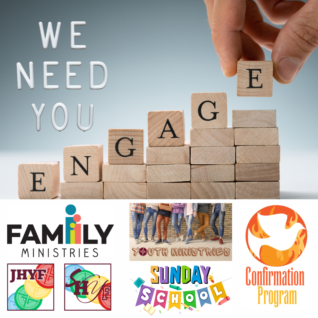 Engage with Family and Youth Ministries and Volunteer