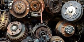 Old car parts and engine — Auto Parts in Joliet, IL