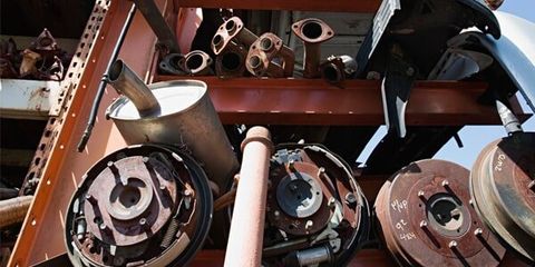Car parts in junkyard — Auto Parts in Joliet, IL