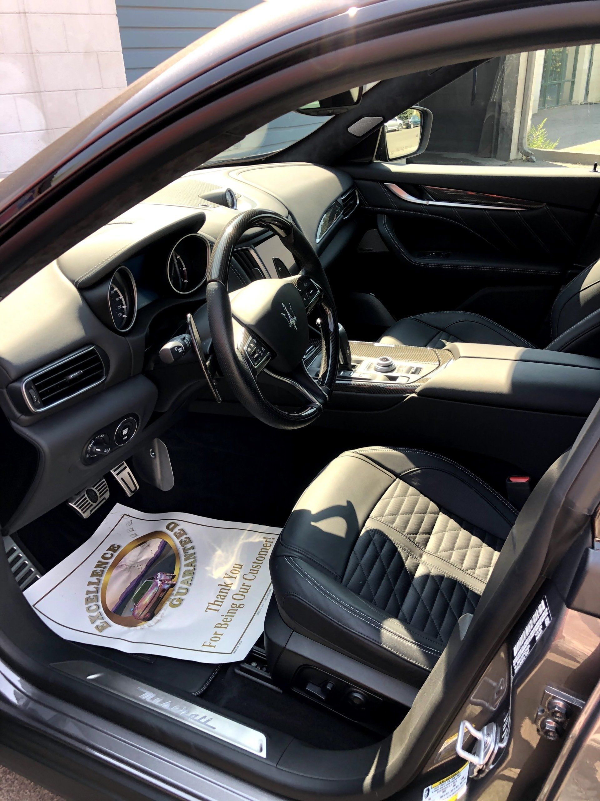 Black Front Seats — Sparks, NV — Sam’s Sparkle Shop