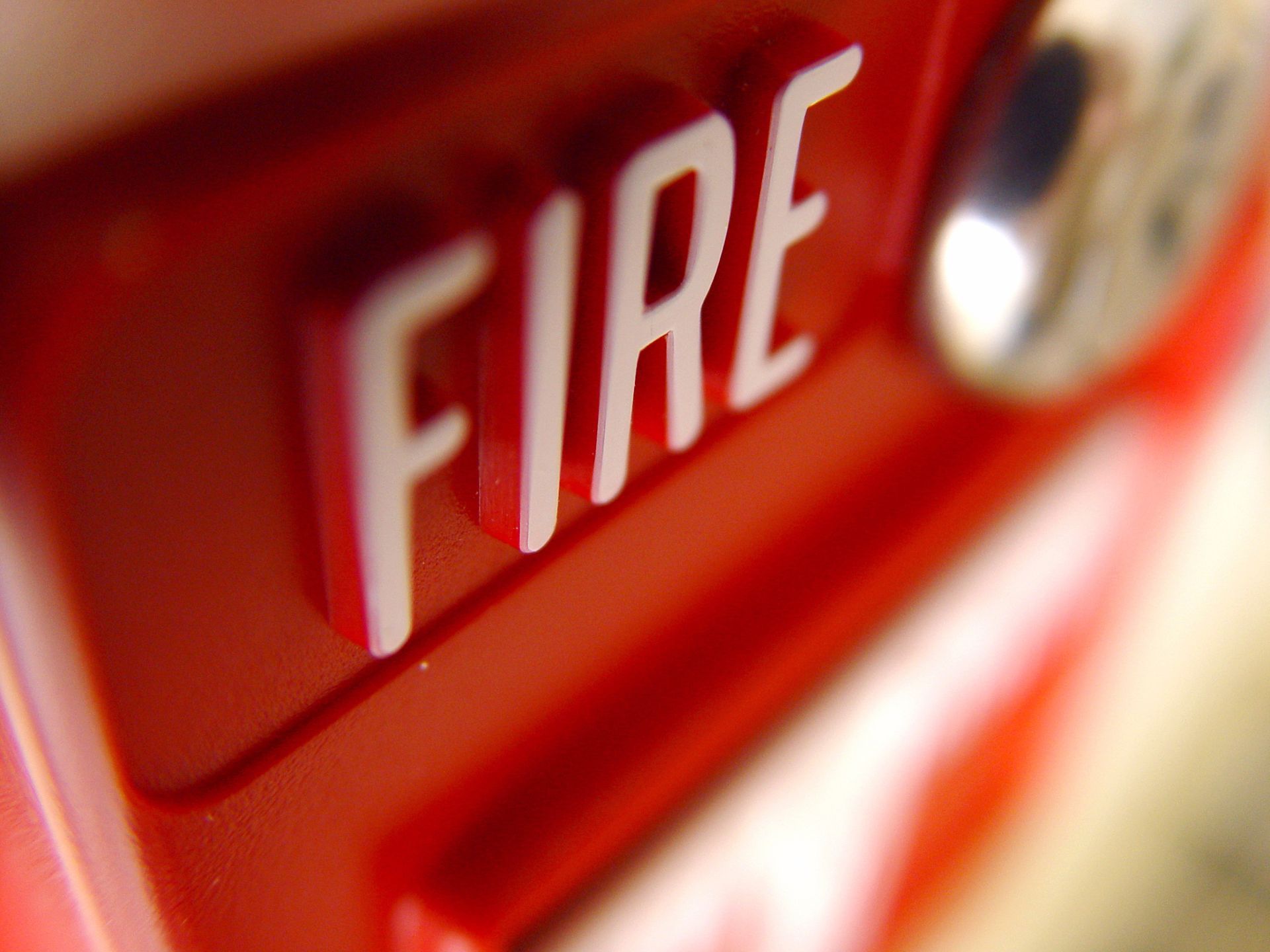 Red Fire Alarm With The Word Fire - Springfield, MA - CB Electric Inc.