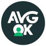 Het avg ok-logo is een cirkel met een persoon in het midden.