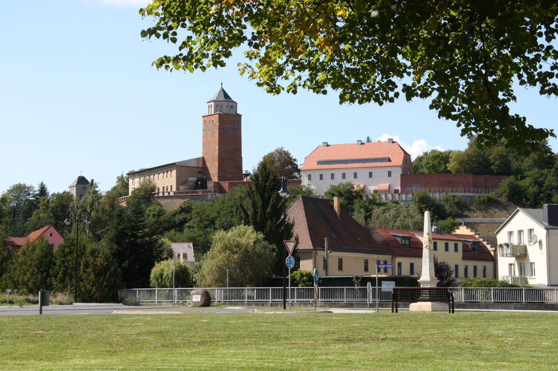 Blick auf den Schlossberg in Eilenburg