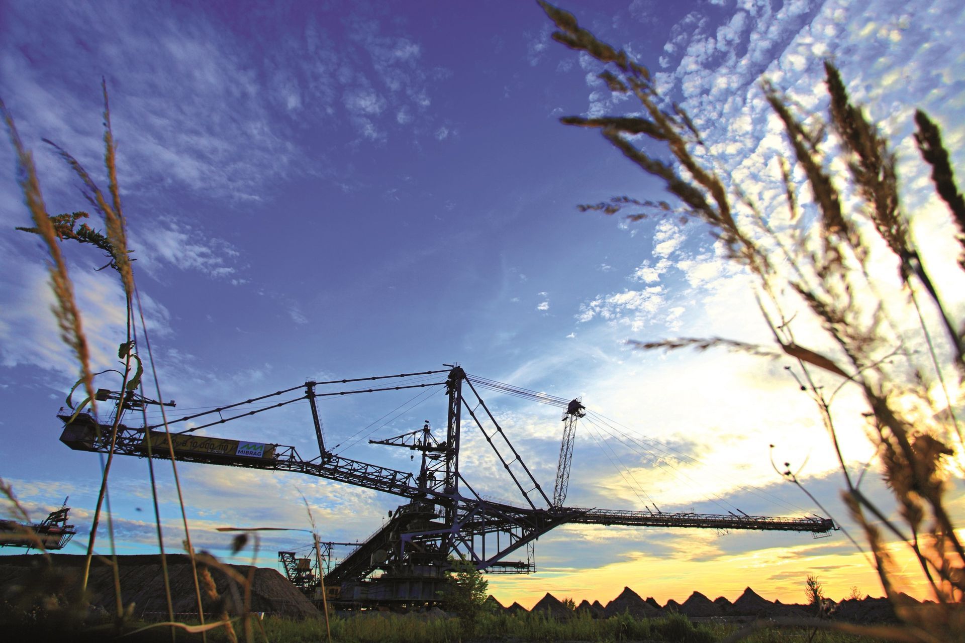 Tagebau-Großgerät im Bergbau-Technik-Park