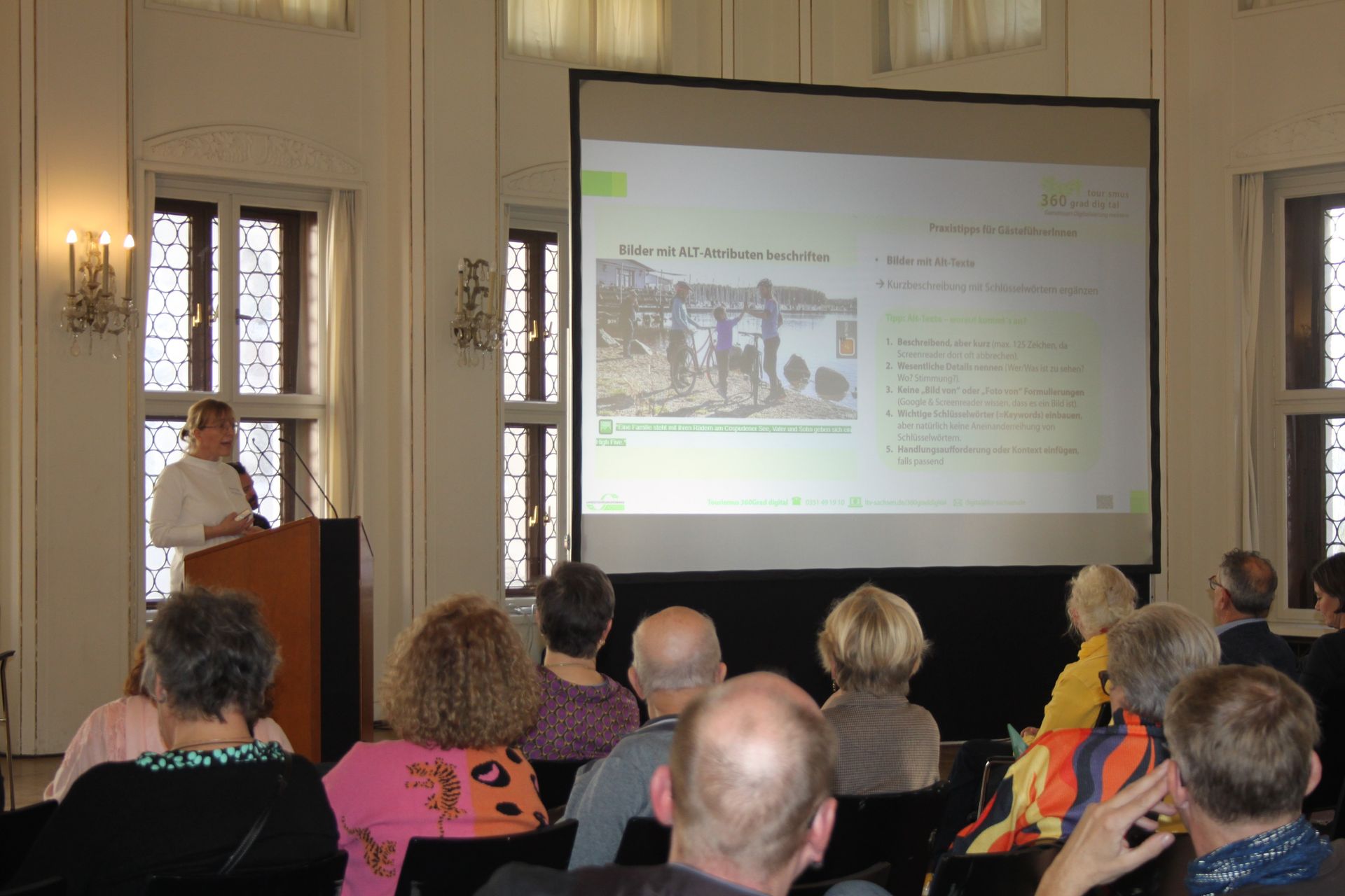 Susann Postel ist vom Landestourismusverband Sachsen e. V.