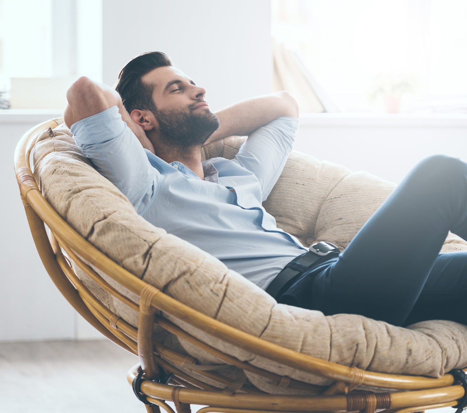 Man Relaxing — Pinecrest, FL — Beacon Hypnotherapy Institute
