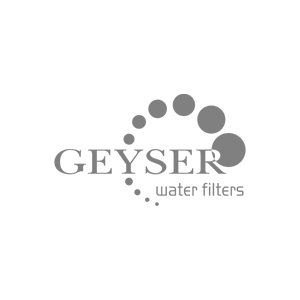 Geyser water filters logo on a white background