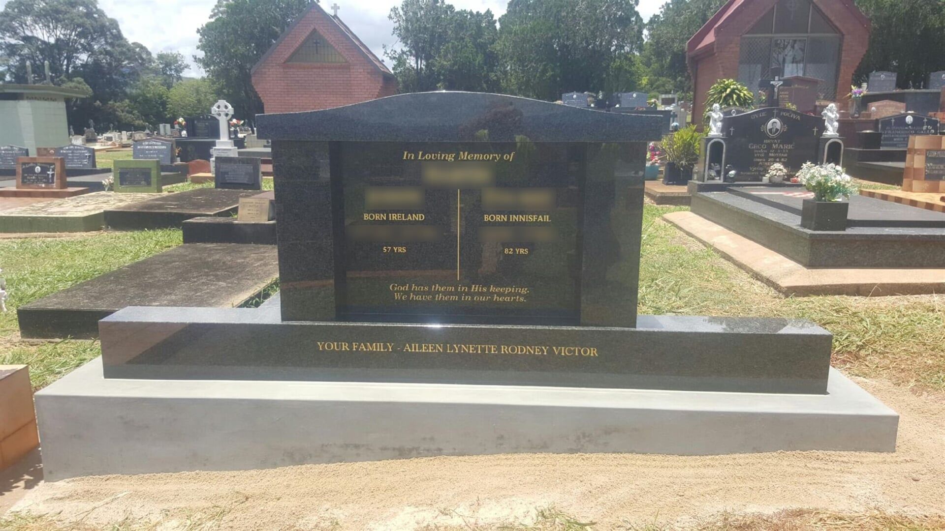 Headstone — De Lai Monumental & Granite in Atherton, QLD