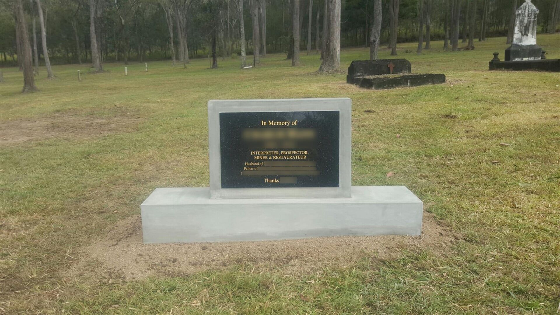 Headstone9 — De Lai Monumental & Granite in Atherton, QLD