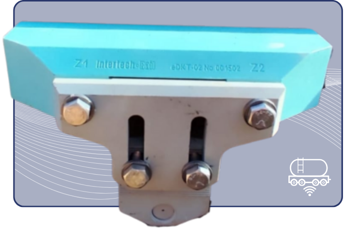 Rail-ID digital wheel sensor installed on the railway track for precise wheel detection and train identification