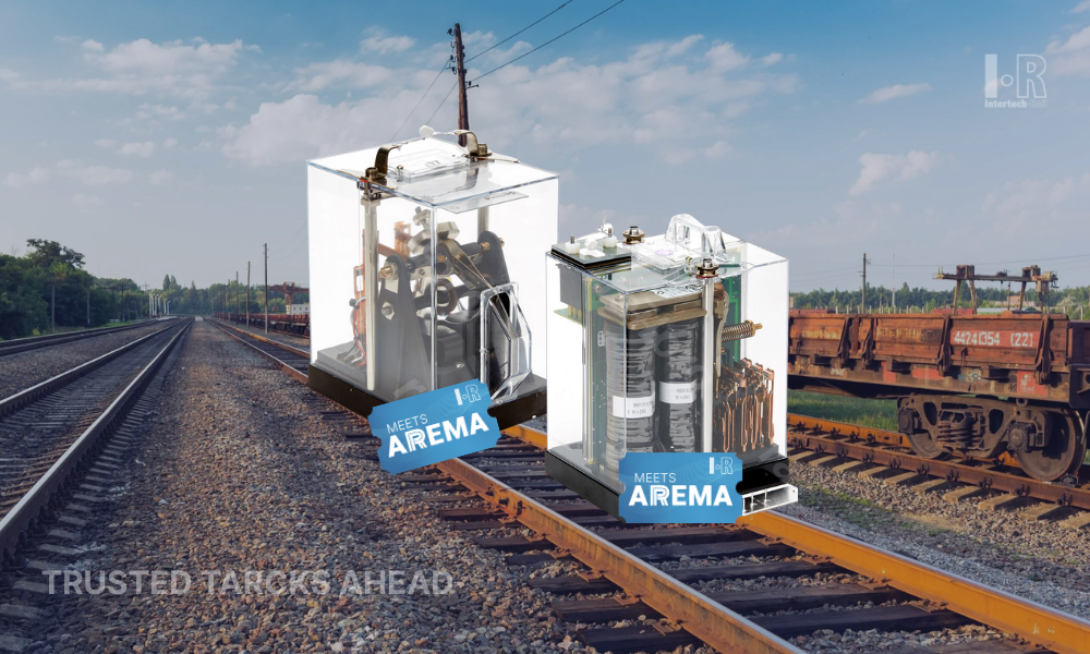 A fail-safe relay is installed in a railway signaling cabinet for critical safety applications